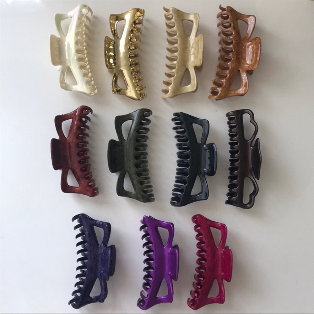 NEW! Reflective Gold Claw Clip 💖 - Picture 6 of 9